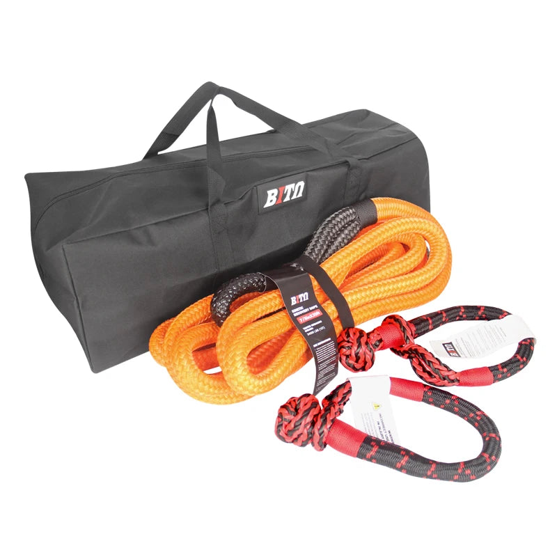 New Portable 6m 30mm 15tons High Quality Trailer Rope Offroad 4X4 Car Kit Strap Road Towing Synthetic Soft Shackle Hitch 4