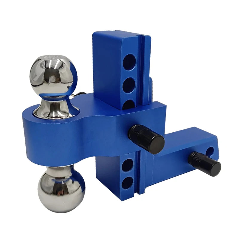 Aluminum Alloy Trailer Arm Dual Ball Parts 6-inch 7-hole Height Adjustment Tow Hook Trailer Hitch Camp Trailer Car Accessories 1