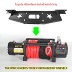 For Toyota Hilux Revo Steel Winch Tray Bracket Parts Winch Mounting Rack Holder Trailer Hitch Car Winch Cradle Accessories Frame 6