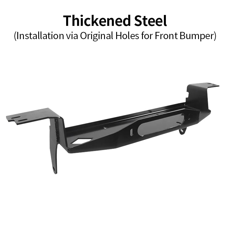 For Mitsubishi Pajero V73 V93 V97 Front Bumper Steel Winch Tray Bracket Winch Frame OEM Refit Parts Trailer Hitch Accessories 2