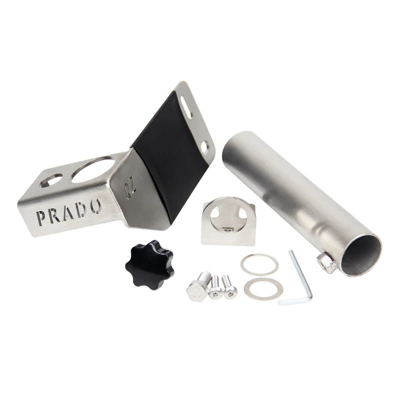 PRADO Car Stainless Steel Portable Flagpole and Antenna Bracket Integrated As a Whole Trailer Hitch Camp Trailer Accessories 2