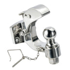8Ton Stainless Steel Trailer Hook and 85x45mm Install Hole Pintle Tow Hook Parts High Quality Trailer Hitch Ball Accessories 1