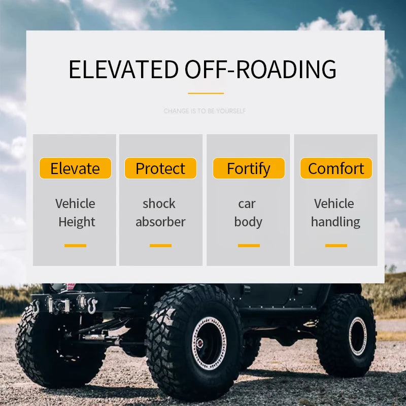 Fits for JL Gladiator Pickup Steel Anti-Roll Long-Travel Front & Rear Sway Bar Stabilizer Trailer Hitch Car Accessories 6
