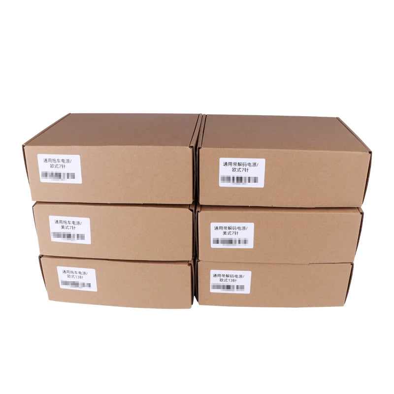 Universal US Standard 7 Way Trailer Wiring Harness Kit with CAN-Bus Decoder 7 Pin Blade Trailer Plug Trailer Hitch Towing Parts 4