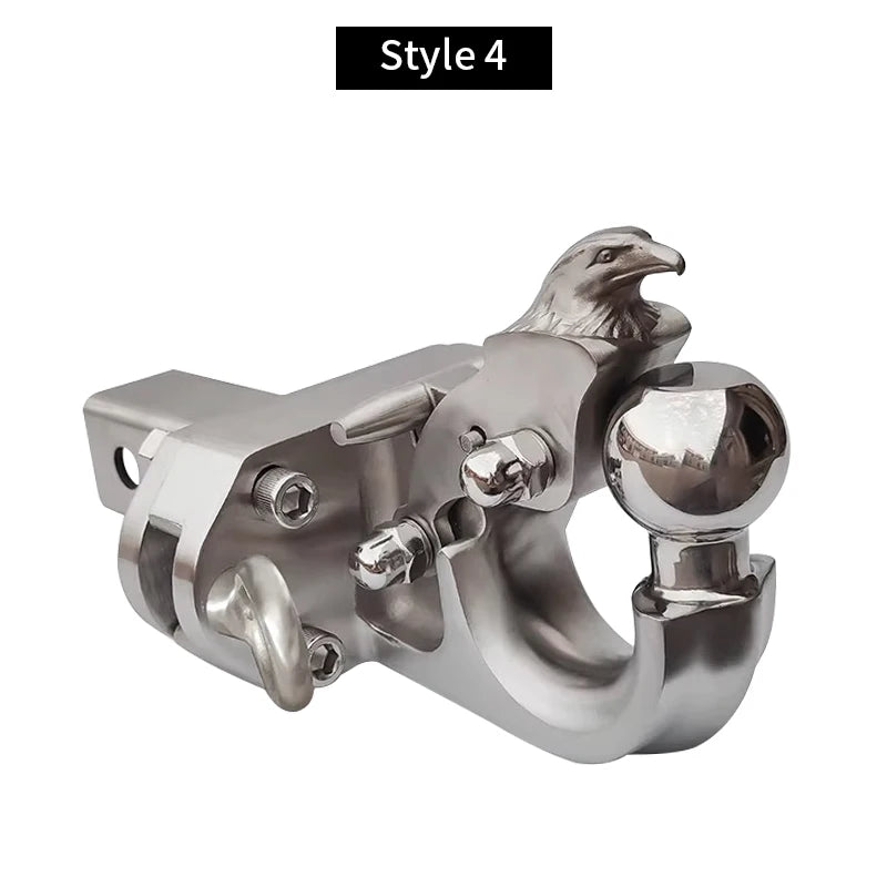 304 Stainless Steel More Style Towing Arm for Rear Bumper 2inch Receiver Trailer Hitch Offroad Refit Parts Car Accessories 5