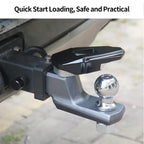 Off Road Towing Modification Parts Trailer Arm 2inch Ball Head for Rear Bumper 2inch Receiver Tow Hook Trailer Hitch Accessories 6