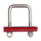 High Quality 7075 Aluminum Alloy M12 Style Fastening Anti-Loosening Rose Red Trailer Arm Refit Parts Hitch Tow Hook Accessories 6