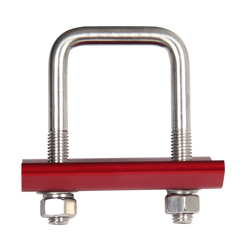 High Quality 7075 Aluminum Alloy M12 Style Fastening Anti-Loosening Rose Red Trailer Arm Refit Parts Hitch Tow Hook Accessories 6