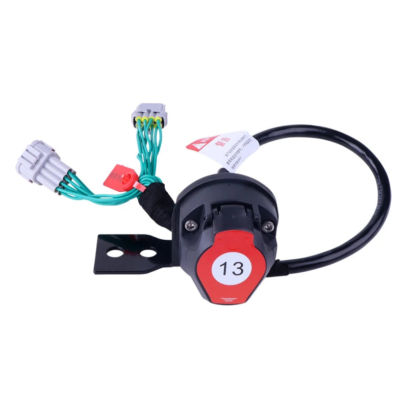For Nissan Navara RuiQi 6 European 13 Pin Trailer Harness Parts OE Fitment Towing Harness Car Plug and Play Trailer Wire Kit 2