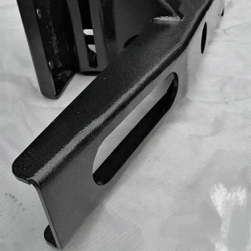 For Nissan Patrol Y62 Steel Winch Tray Bracket Parts Winch Mounting Rack Holder Trailer Hitch Car Winch Cradle Accessories Frame 4