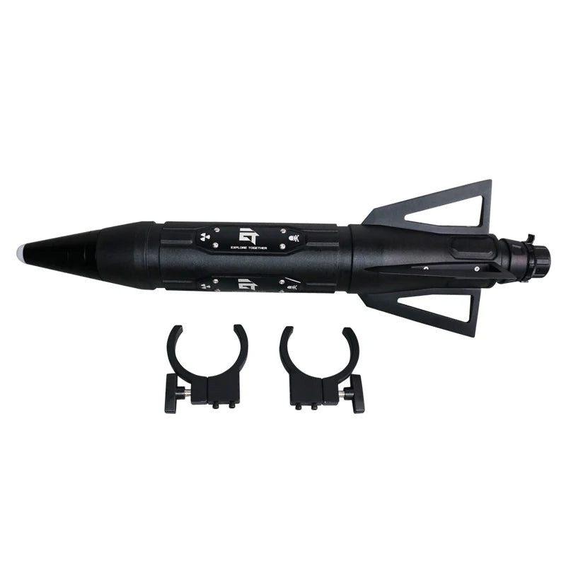 5L Missile Shape Jerry Can Portable Fuel and Water TanK for Off-Road SUV Exterior Decoration Outdoor Emergency Gas Canister Drum 3
