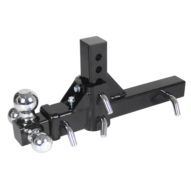 Adjustable and Removable Trailer Hitch Ball Mount Outdoor Trailer Arm Three Ball Tow Hook Rescue Trailers Car Accessories 1