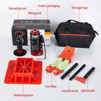 New 4 Ton Steel Portable Hydraulic Jack for Automobiles Hand Cranked Trailer Hitch Camp Trailer Accessories Tow Hook 6