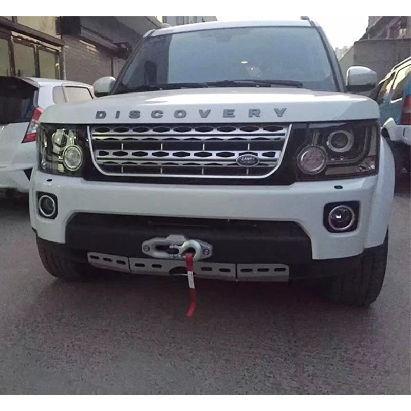 Front Bumper Winch Bracket Built in Installation in the Original Parking Space Discovery4 Trailer Hitch Camp Trailer Accessories 6