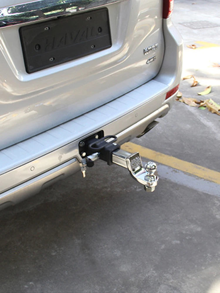 Universal 85x45mm Trailer Hitch Base with 2 Inch Towing Ball Mount for Heavy Duty Off-Road Recovery 4x4 Truck Towing Accessories 6