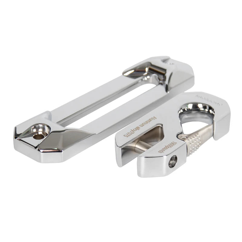 254mm Aluminum Alloy Off Road Vehicle Winch Guide Rope Accessories for Winch Rope Outlet Winch Rope Guide Trailer Hook 2