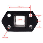 Install Hole 55mmX105mm with 2-inch square Mouth Base Trailer Hitch Use Trailer Arm Hook Trailer Hitch Camp Trailer Accessories 5