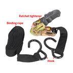 Ratchet Tie Down Straps With Chain Hook Tension Strap for Cargo Lashing Trailer Parts & Accessories 6