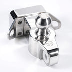 Stainless Steel Shackle Trailer Hook and 85x45mm Screw Hole Spacing Pintle Tow Hook Parts Trailer 50mm Hitch Ball Accessories 2