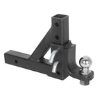 Adjustable Trailer Hitch Ball Mount with 50mm Tow Ball 4-Level Height Adjustable Removable for 2 Inch Receiver Truck RV Towing 1
