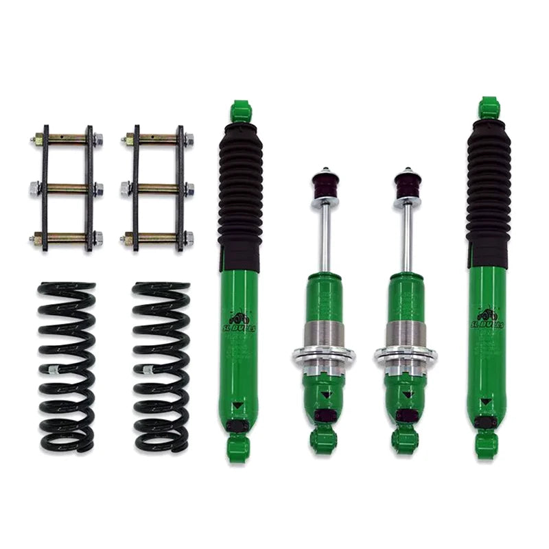 Front Rear 9-Stage Adjustable Damping Metal Green Black High Quality Shock Absorber 12-Month Warranty NAVARA Suspension 2