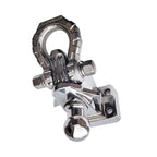 304 Stainless Steel Tow Hook for Prado LC250 Dragon's Tooth Design with Tow Ball Trailer Hitch Base Off-road Car Accessories 6