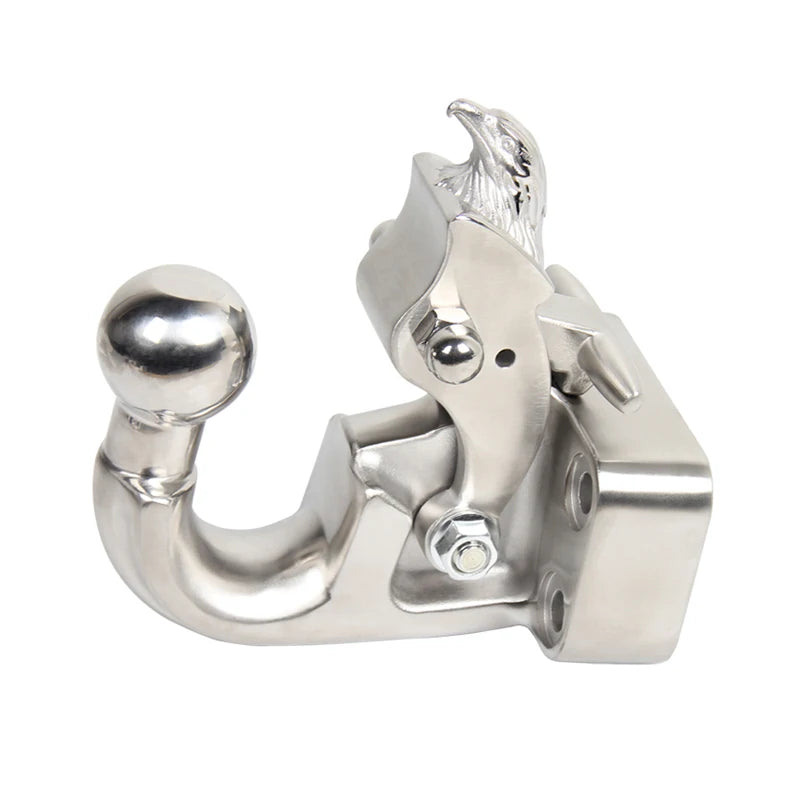 ARMADA Patrol Y62 Y63 Stainless Steel Eagle Head Tow Hook With Integrated Ball Head Off-road Parts Trailer Hitch Accessories 3
