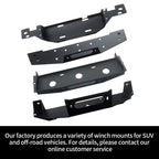 For Patrol Y61 Off-road SUV Steel Front Bumper Winch Tray Bracket Trailer Winch Refit Hitch Parts Camp Trailer Car Accessories 6