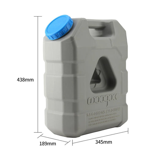 21L Portable Rotomold Plastic PE Outdoor Water Tank with Tap Outdoor Storage Bucket Water Barrel Trailer Hitch Car Accessories 2