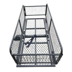 High Guardrail Folding Luggage Basket Car Luggage Frame Hitch Rack for Travel Camping SUV Trailer Hitch Camp Trailer Accessories 1