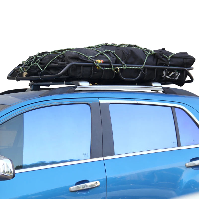 A1 100x80CM Multi-Size Cargo Nets Universal Elasticity Car Roof Storage Cargo Bag Luggage Nets Trailer Hitch Parts Accessories 6