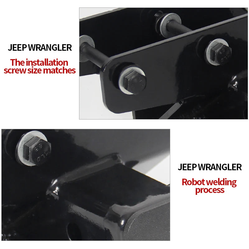 2-inch square Mouth Base for Jeep JK/JL 4x4 off Road Trailer Hitch Car Tow bar Towing Hook Vehicle Coupling Device Accessories 5
