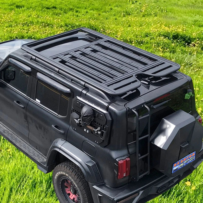 Tank Series JETOUR Traveler BJ30/40 Car Roof Platform Aluminum Alloy Tray Roof Rack Platform Trailer Hitch Flat Roof Rack Parts 6