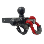 Trailer Hitch With Three Ball Trailer Arm Detachable Buckle and 360 Degree Rotation RV Tow Hook Parts Camp Trailer Accessories 5