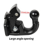 44000lbs 20Ton Forged Trailer Hitch by Rear Bumper Modification Standard Installation Hole Position Tow Hook Car Accessories 3