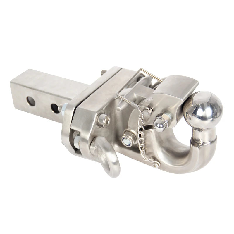 Prado Base Trailer Hook Modified square Mouth Quick Plug Stainless Steel Connector Trailer Hitch Parts & Accessories Hitch 5
