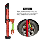 Multi Purpose Use 4429LBS Round Base Hydraulic Monkey Climbing Rod Manual Jack Trailer Hitch Car Accessories Tow Hook 2T Jack 2
