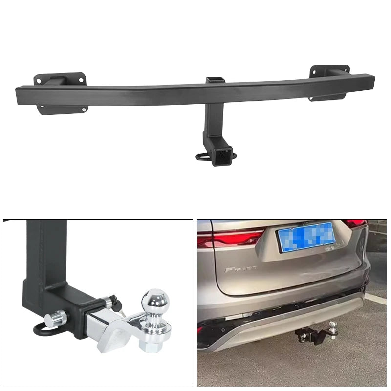 For Jaguar F-PACE SUV Car Tow bar Parts Steel Trailer Rear Bumper Towing Hook Vehicle Trailer Hitch Accessories Coupling Device 2