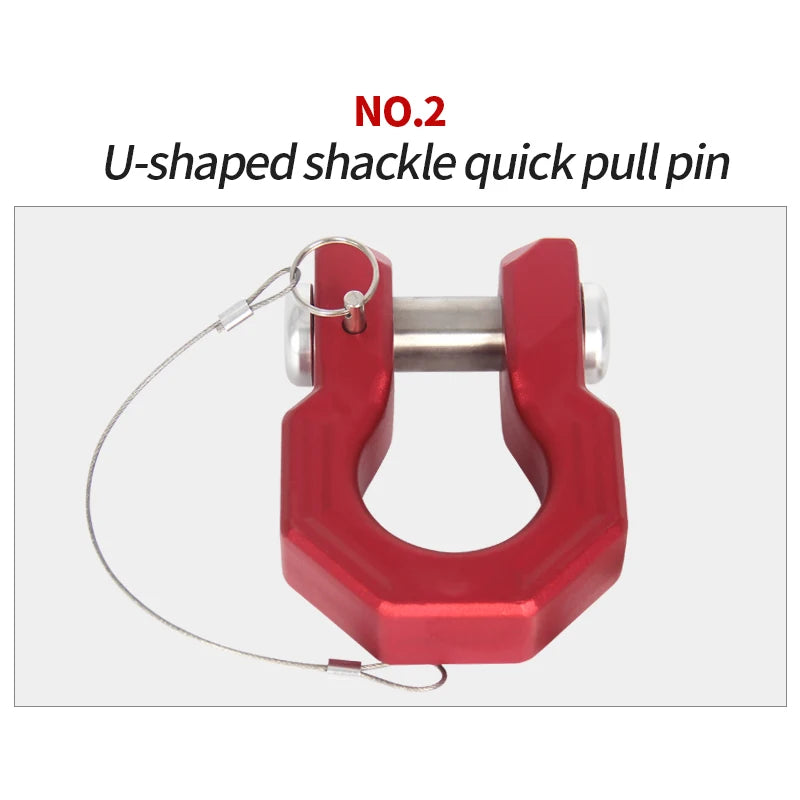 Aluminum Alloy 15T Towing Hitch Shackle Towing Arm 5x5cm Square Tube Off-road Refit Hook Trailer Hitch Camp Trailer Accessories 6