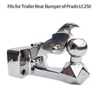 Trailer 304 Stainless Steel Towing Hook for Toyota LC250 Diamond Eagle Head Design Parts Trailer Hitch Base Off-road Accessories 3