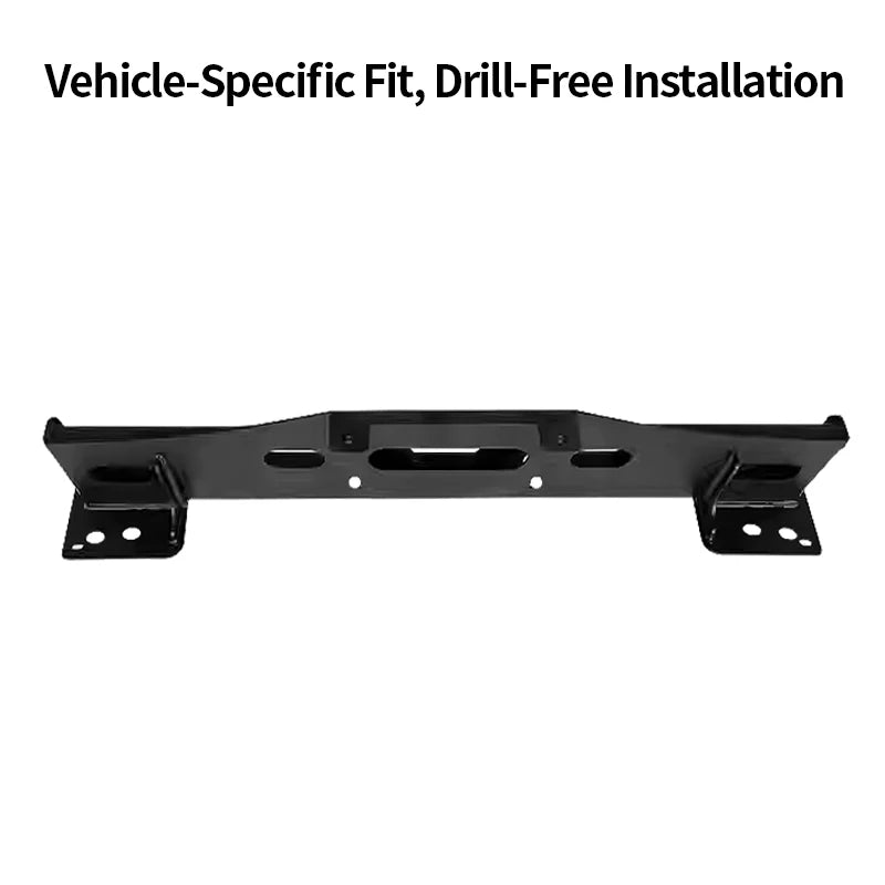 For Volkswagen Touareg Front Bumper Steel Winch Tray Bracket Winch Mounting Rack Holder Trailer Hitch Car Frame Accessories 3