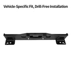 For Volkswagen Touareg Front Bumper Steel Winch Tray Bracket Winch Mounting Rack Holder Trailer Hitch Car Frame Accessories 3