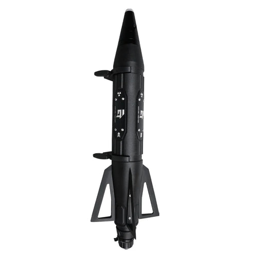 5L Missile Shape Jerry Can Portable Fuel and Water TanK for Off-Road SUV Exterior Decoration Outdoor Emergency Gas Canister Drum 2