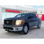 For Nissan Titan Pickup Front Bumper Refit Winch Tray Bracket Parts Trailer Hitch Winch Mounting Rack Holder Frame Accessories 6