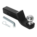 Integrated Tow Hook with 2 Inch Trailer Ball Heavy Duty Towing Hook 7500LBS Load Capacity Universal Trailer Hitch Ball for SUV 5
