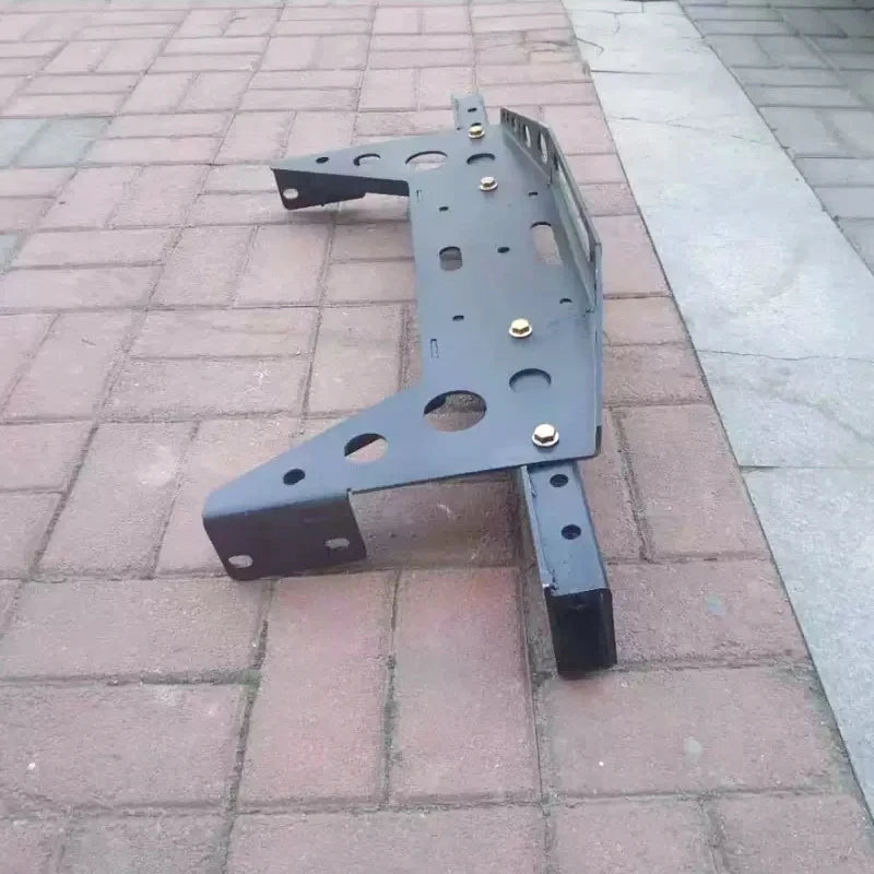 For Nissan Terra Navara Steel Winch Tray Bracket Parts Trailer Hitch Winch Mounting Rack Holder Car Winch Cradle Accessories 4