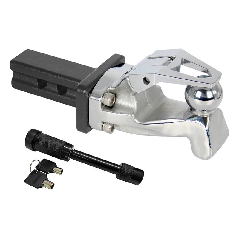 Viper-shaped Rear Tow Hook with Ball Modification Trailer Hitch Parts & Quick Install 5x5cm Trailers Arm Car Accessories 1