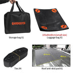 336LFoldable Storage 500D PVC Waterproof SUV Vehicle Car Travel TOP Storage Cargo Carrier Roof Rack Bag Car Camp Luggage Bag 6