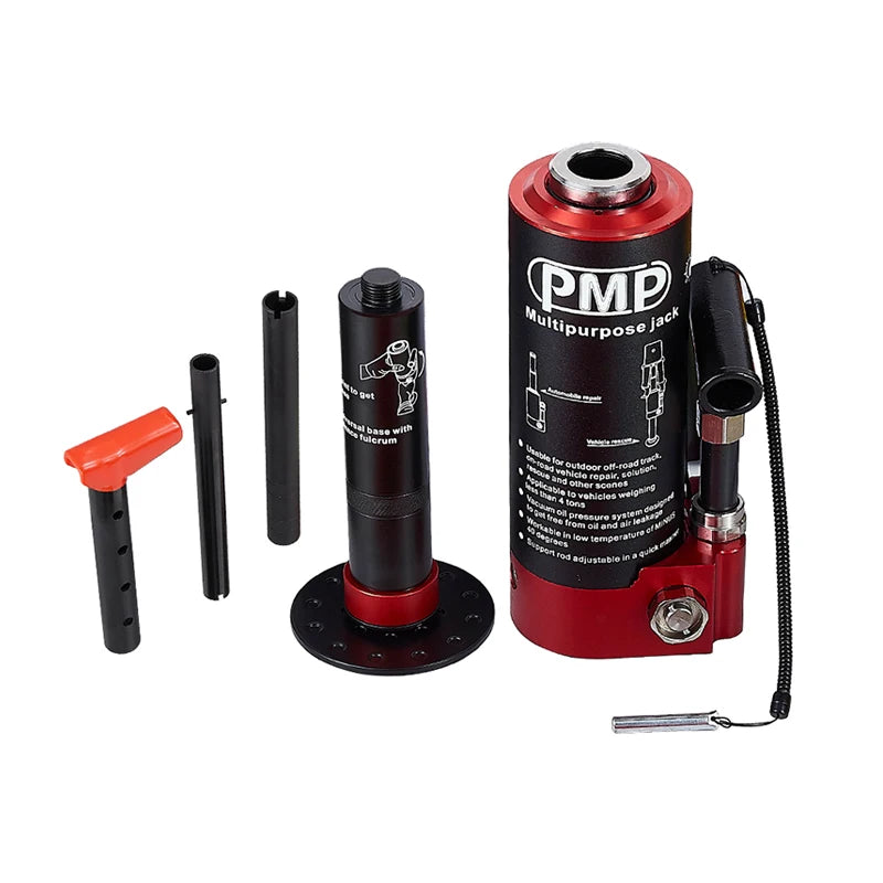New 4 Ton Steel Portable Hydraulic Jack for Automobiles Hand Cranked Trailer Hitch Camp Trailer Accessories Tow Hook 1