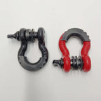 New American Style Forged U-Shaped Heavy Duty Steel Shackle Trailer Hitch Parts Off-Road Refit 10000lbs Capacity Release Buckle 6